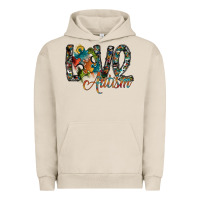 Pigment French Oak love autism Urban Hoodie - SublimationCraftShop