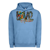 Pigment Pebble Blue love autism Urban Hoodie - SublimationCraftShop