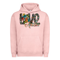 Pigment Salmon love autism Urban Hoodie - SublimationCraftShop