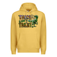 Antique Gold Trick RAWR Treat Premium Hoodie - CowhideDigitalArt