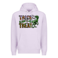 Lilac Trick RAWR Treat Premium Hoodie - CowhideDigitalArt