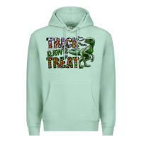 Seafoam Trick RAWR Treat Premium Hoodie - CowhideDigitalArt