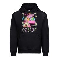 Black Bunny Happy Easter truck Easter Day Urban Hoodie - Neo Western