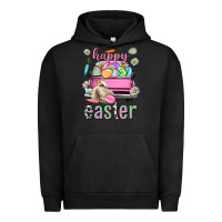 Pigment Black Bunny Happy Easter truck Easter Day Urban Hoodie - Neo Western