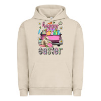Pigment French Oak Bunny Happy Easter truck Easter Day Urban Hoodie - Neo Western
