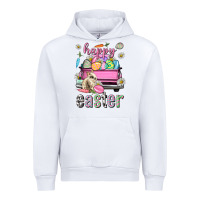 White Bunny Happy Easter truck Easter Day Urban Hoodie - Neo Western