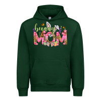 Forest Green Bunny Mom Easter Day Urban Hoodie - Neo Western