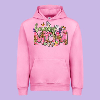 Bunny Mom Easter Day Urban Hoodie Designed By Neo Western