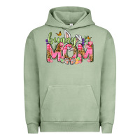 Pigment Oil Green Bunny Mom Easter Day Urban Hoodie - Neo Western