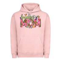 Pigment Salmon Bunny Mom Easter Day Urban Hoodie - Neo Western