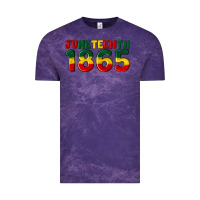 Cloud Purple juneteenth 1865 Vintage Tee - Artiststas