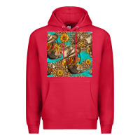 Cardinal western boots and hat seamless pattern Premium Hoodie - HRA Design Shop