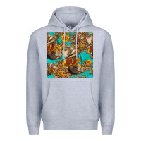 Western Boots And Hat Seamless Pattern Premium Hoodie | Teevron