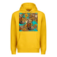 Lemon western boots and hat seamless pattern Premium Hoodie - HRA Design Shop