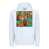 White western boots and hat seamless pattern Premium Hoodie - HRA Design Shop