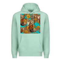 Seafoam western boots and hat seamless pattern Premium Hoodie - HRA Design Shop
