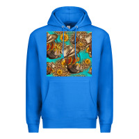 True Royal western boots and hat seamless pattern Premium Hoodie - HRA Design Shop