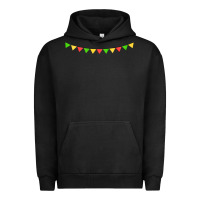 Pigment Black mexican flags Urban Hoodie - FaDigitalArtStudio