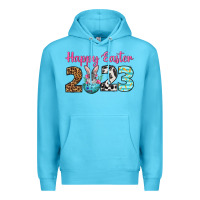 Ocean Blue Happy Easter 2023 Easter Day Premium Hoodie - Neo Western