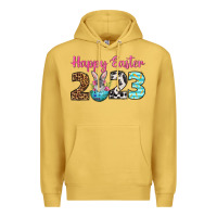 Antique Gold Happy Easter 2023 Easter Day Premium Hoodie - Neo Western