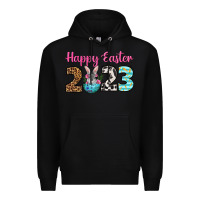 Black Happy Easter 2023 Easter Day Premium Hoodie - Neo Western