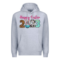 Heather Grey Happy Easter 2023 Easter Day Premium Hoodie - Neo Western