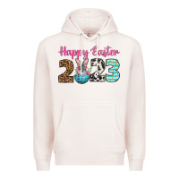Pale Pink Happy Easter 2023 Easter Day Premium Hoodie - Neo Western