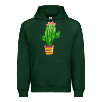 Forest Green mexican cactus Urban Hoodie - FaDigitalArtStudio