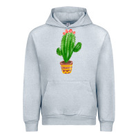 Heather Grey mexican cactus Urban Hoodie - FaDigitalArtStudio