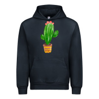 Navy mexican cactus Urban Hoodie - FaDigitalArtStudio