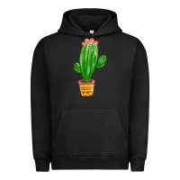 Pigment Black mexican cactus Urban Hoodie - FaDigitalArtStudio