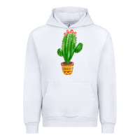 White mexican cactus Urban Hoodie - FaDigitalArtStudio