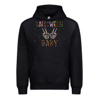 Black halloween baby Urban Hoodie - CowhideDigitalArt