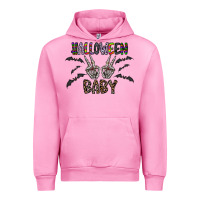Fuchsia Pink halloween baby Urban Hoodie - CowhideDigitalArt