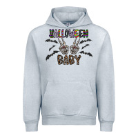 Heather Grey halloween baby Urban Hoodie - CowhideDigitalArt