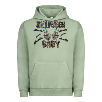Pigment Oil Green halloween baby Urban Hoodie - CowhideDigitalArt