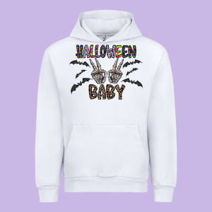 Halloween Baby Urban Hoodie Designed By Cowhidedigitalart