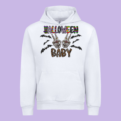 Halloween Baby Urban Hoodie Designed By Cowhidedigitalart