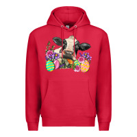 Cardinal Happy Easter Cow Easter Day Premium Hoodie - Neo Western