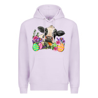 Happy Easter Cow Easter Day Premium Hoodie | Teevron