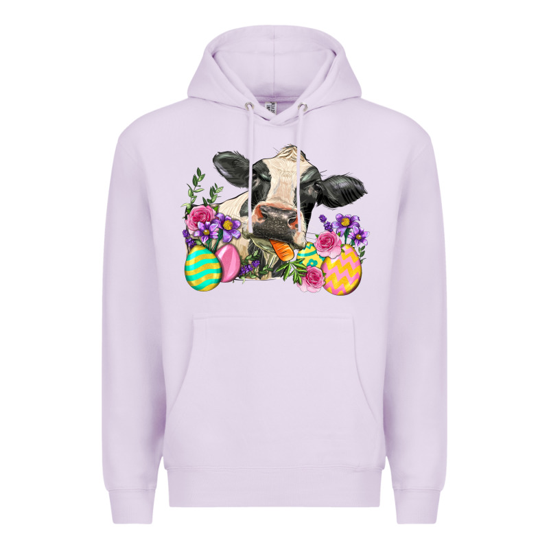 Happy Easter Cow Easter Day Premium Hoodie by Neo Western | Teevron