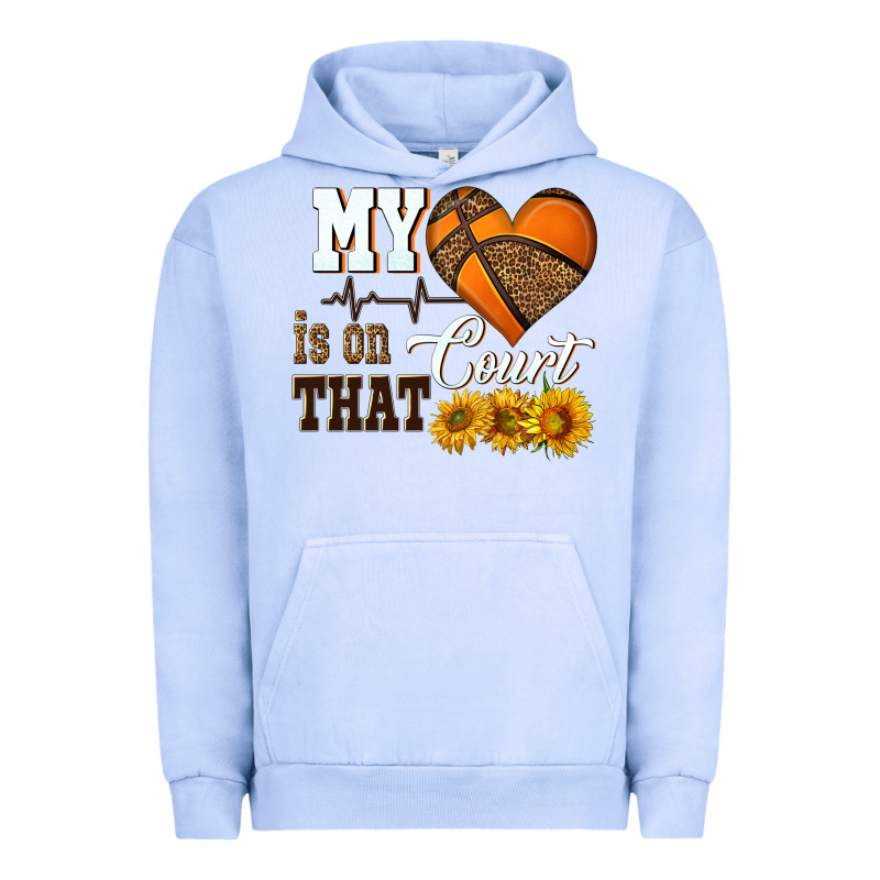 My Heart Is On That Court Urban Hoodie by HRA Design Shop | Teevron
