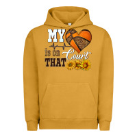 Pigment Peanut Butter my heart is on that court Urban Hoodie - HRA Design Shop