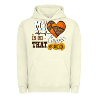 Pigment Pistachio my heart is on that court Urban Hoodie - HRA Design Shop