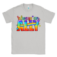 Moon Dust Always An Ally Pride LGBTQ Classic Tee - BundleAndBundleShop