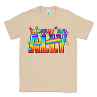 Mushroom Always An Ally Pride LGBTQ Classic Tee - BundleAndBundleShop