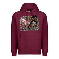 Burgundy girl boss Premium Hoodie - SublimationCraftShop