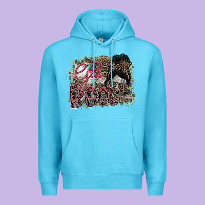 Girl Boss Premium Hoodie Designed By Sublimationcraftshop