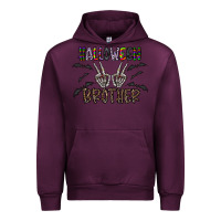 Mauve Wine halloween brother Urban Hoodie - CowhideDigitalArt