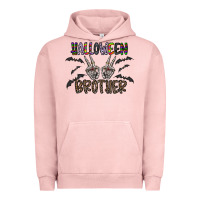 Pigment Salmon halloween brother Urban Hoodie - CowhideDigitalArt